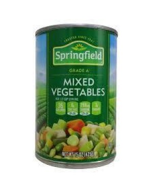 Springfield Mixed Vegetables 15 Oz. Can