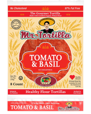 Mr. Tortilla Tomato&Basil 8 count