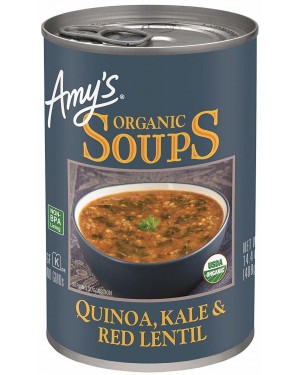 Amy`s Soups Quinoa Kale & Red Lentil 14.4oz
