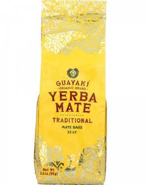 Guayaki Yerba Mate Traditional Tea Bags 33ct