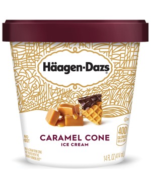 Haagen Dazs Caramel Cone Ice cream 14 oz