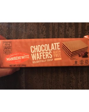 Manischewitz Chocolate Wafers GF 7oz